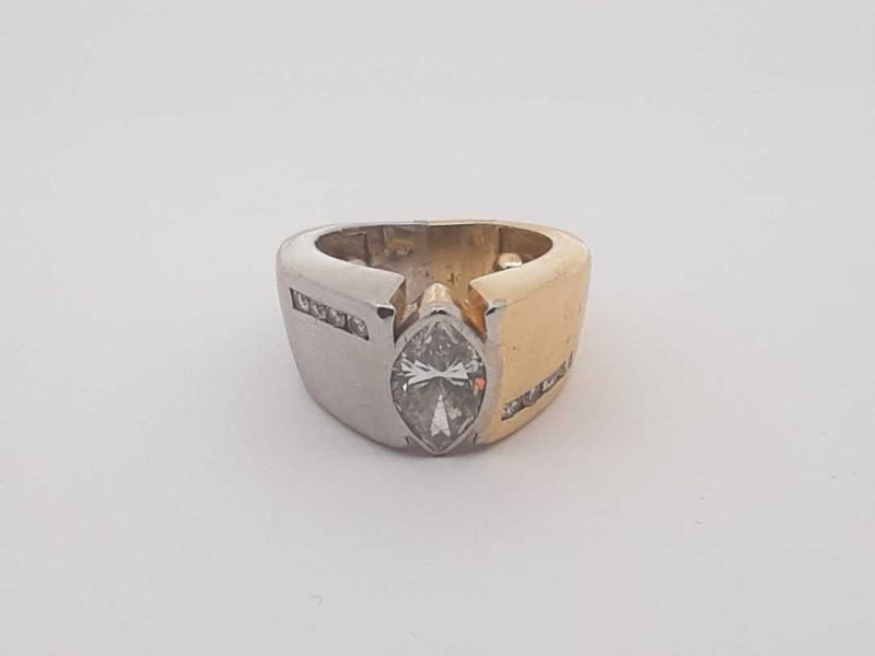 1.5ctw Diamonds 18k White/yellow Gold 18k 15.2 Grams Size 7 Ring Sd0525oozxsa