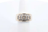 Approx. 0.92ctw Diamond Ring In 10k Yellow Gold 6.8 Grams Size 10.5 Eb1024wrxdu