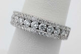 0.8cttw Diamond Ring In 18k White Gold 4.5 Grams Size 5 Eb1026pxzsa