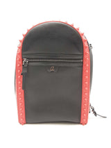 Christian Louboutin Calfskin Nylon Backparis Spiked Backpack Sd0625czxsa