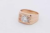 0.5ctw Diamond Ring In 14k Yellow Gold 8.4 Grams Size 6 Eb0126exzsa
