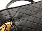Yves Saint Laurent Gaby Vanity Case In Black Quilted Lambskin Fw0726lozxdu