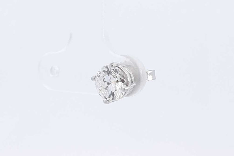 1.07ctw Diamond Stud Earring In 14k White Gold 0.9 Grams Eb0225loxzsa