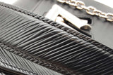 Louis Vuitton Black Epi Leather Twist Lock Shoulder Bag Eb1026ixzde