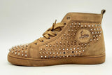 Christian Louboutin Veau Belours Louis Spikes Flat Sneakers Size 42.5 Eb1224lxzsa