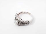 0.61 Cttw Diamond & 14k White Gold Engagement Ring 2.9 Grams Size 4 Fw0826wrzdu