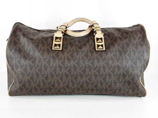 Michael Kors Grayson Brown Duffle Bag Sd0825ixde