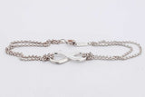Tiffany & Co. 925 Sterling Silver Infinity Bracelet 3.3 Grams 6 Inch Eb0626crsa