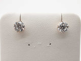 2.05 Cttw Lab Grown Diamonds 14k Yg 1.0g Screw Back Stud Earrings Do0326wcrde