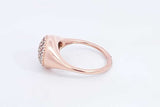 Approx. 0.37ctw Diamond Ring In 18k Rose Gold 5.27 Grams Size 7 Eb0724oxzsa