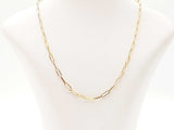 18k Yellow Gold Paperclip Link Chain Necklace 3 Grams 18 Inch Fw0826oprdu