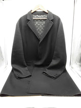 Louis Vuitton Black Cashmere Wool Trench Coat Size 54 Do0425lwxzde