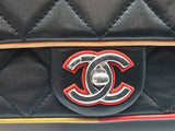 Chanel Cuba Color Flap Black Quilted Leather Shoulder Bag Do0525oxzxde