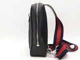 Gucci Gg Supreme Monogram Web Belt Bag Black Aa0226pzxsa