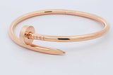 Cartier 18k Rose Gold Juste Un Clou Bracelet 32.89 Grams Size 17 Eb0125pxxzsa