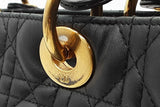 Christian Dior Lady Dior Cannage Quilted Leather Top Handle Bag Eb0926lorxde
