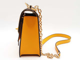 Michael Kors Greenwich Convertible Yellow Leather Crossbody Bag Sd0626wzde