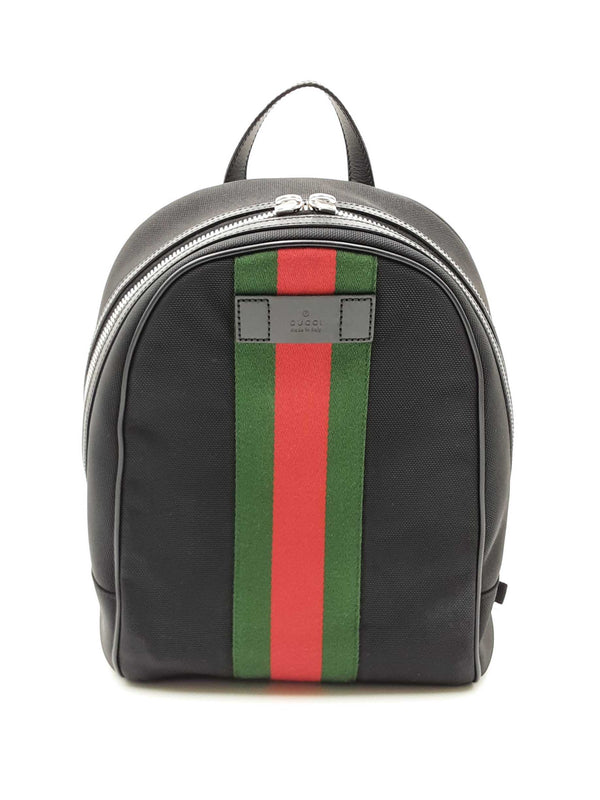 Gucci Beige and Black Backpack with Red and Green Stripes s-l400.jpg main image 4