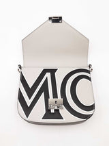 Mcm Patricia Crossbody Bag In Contrast Logo Leather Fw0725lxzdu