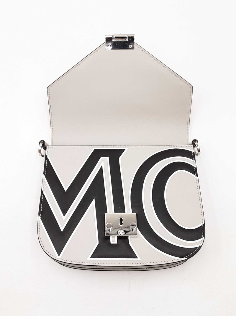 Mcm Patricia Crossbody Bag In Contrast Logo Leather Fw0725lxzdu