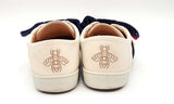 Gucci White Leather Ace Low Ribbons Sneakers Size 38 Ebcrsa 144010010566
