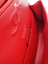 Chanel Double Flap Quilted Red & Black Patent Leather Shoulder Bag Eb1225wrxzde