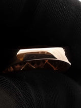 0.43 Cttw Diamond & 10k Rose Gold Cluster Signet Ring 7 Grams Size 9.75 Fw0726ixzdu