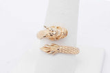 18k Yellow Gold Dragon Wrap Ring 3.6 Grams Size 8.5 Eb0826wcrsa