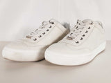 Jimmy Choo Ace White Point Embossed Nubuck Sneakers Size 40.5 Sd0726crde
