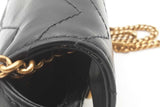 Gucci Chevron Quilted Black Leather Marmont Mini Shoulder Bag Eb0626wrxsa