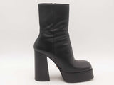 Versace Platform Bootie Black Size 8.5 Aa0725crsa