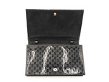 Gucci Nice Crossbody Wallet In Black Microguccissima Patent Leather Fw0126lrzdu