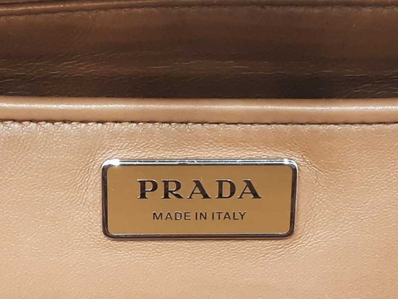 Prada Baiadera Frame Satchel Bag In Multicolor Striped Leather Fw0725wxzdu