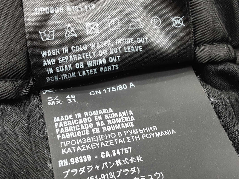 Prada Black Track Pants Size 46 Do0425wxzde