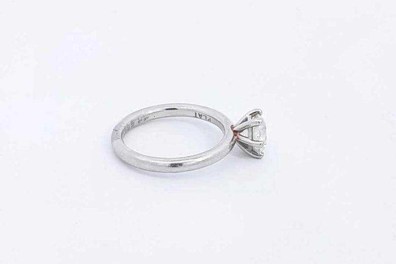 Approx. 1.02ctw Diamond Ring In Platinum 5.3 Grams Size 5.25 Eb0125oxxzsa