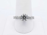 1.93 Cttw Diamond & 14k White Gold Engagement Ring 4.0 Gram Sz 8.75 Fw1124lixzdu
