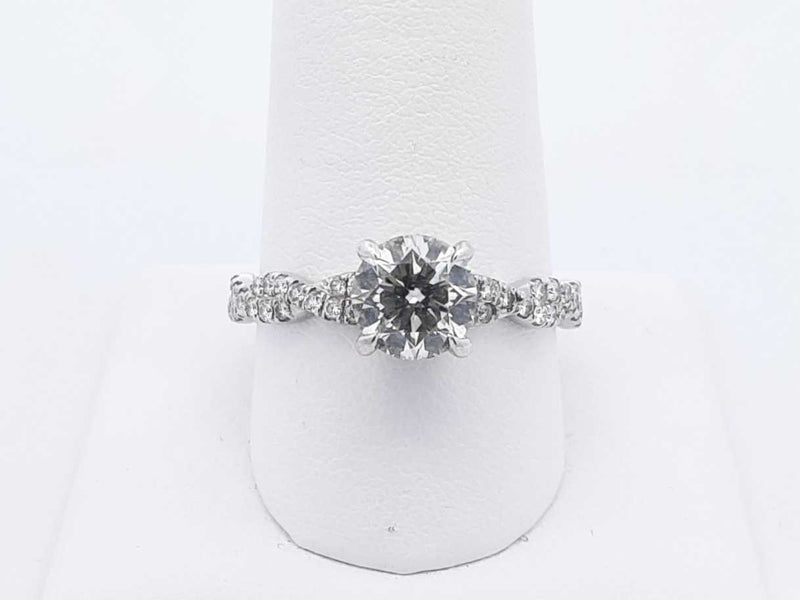 1.93 Cttw Diamond & 14k White Gold Engagement Ring 4.0 Gram Sz 8.75 Fw1124lixzdu