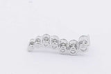 0.42cttw Diamond Graduated Journey Pendant 14k White Gold 1.1 Grams Eb0326llxsa
