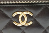 Chanel Dark Brown Quilted Lambskin Pillow Crush Vanity Case Eb1026olxzsa