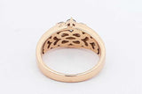1.04cttw Diamond Ring In 18k Yellow Gold 6.7 Grams Size 6 Eb0526lxxzsa
