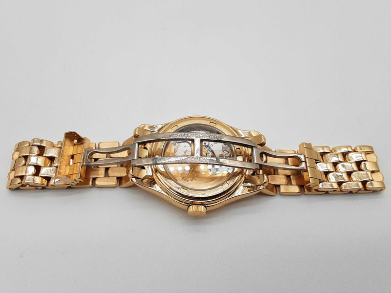 Patek Philippe 37 Annual Calender 18k Yellow Gold Steel Watch Do0525oexzxde
