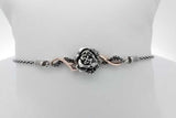 Enchanted Disney Villians Maleficent Black Diamond Bolo Bracelet Eb0626lorsa