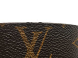 Louis Vuitton Brown Monogram Coated Canvas Leather Belt Size 70/28 Do0726lxzde
