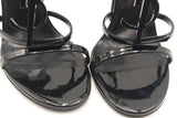 Yves Saint Laurent Patent Leather Cassandra Ankle Strap Heels Size 40 Eb226lxzsa