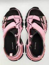 Balenciaga 617543 Track Pink Black Strap Sandals Size Eu 39/ Us 9 Do0225lxzde