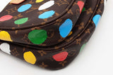 Louis Vuitton Kusama Monogram Painted Dots Multi Pochette Accessories Eb726lxxzsa