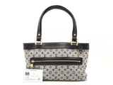 Louis Vuitton Mini Lin Lucille Pm Navy & Gray Monogram Canvas Tote Fw0926orxdu