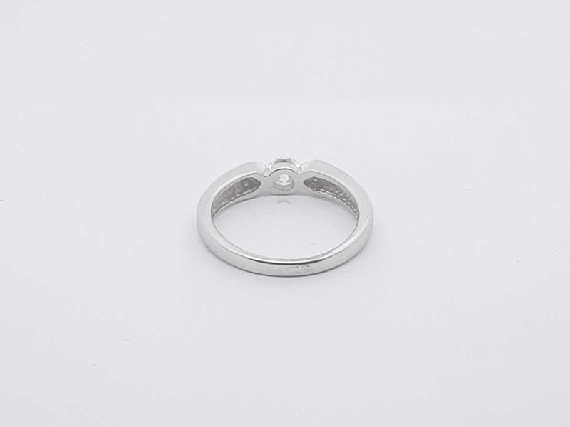 0.20ctw 14k White Gold 2.7 Grams Ring Size 6 Sd0725lpzsa