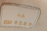 Celine Ct-07 Low Black & White Leather Trainers It Size 46 Eb1225rxzde