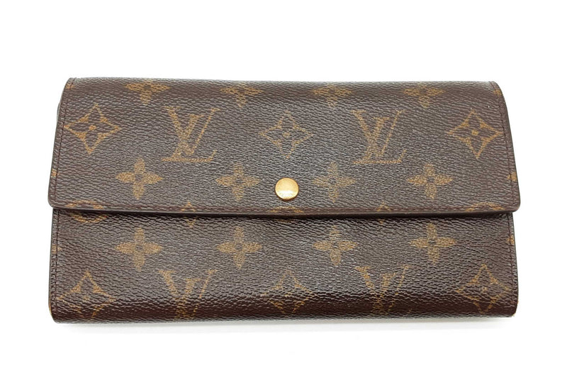 Louis Vuitton Monogram Coated Canvas Wallet Sd0625lrzde